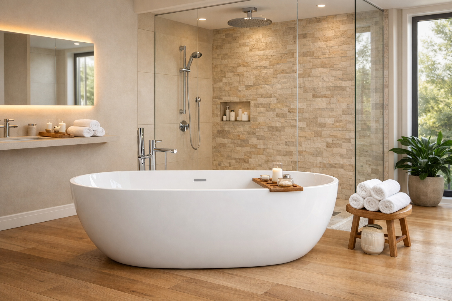 Modernes Luxus-Badezimmer in Ludwigsburg